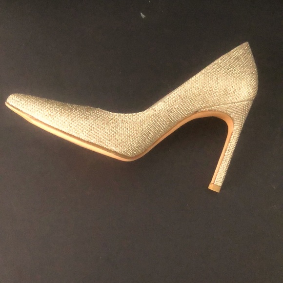 Stuart Weitzman Nouveaub 641 Platinum Noir, size 4.5 M, new in box with bag. - Picture 4 of 16